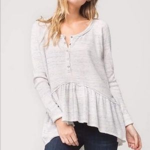 Free people thermal Henley